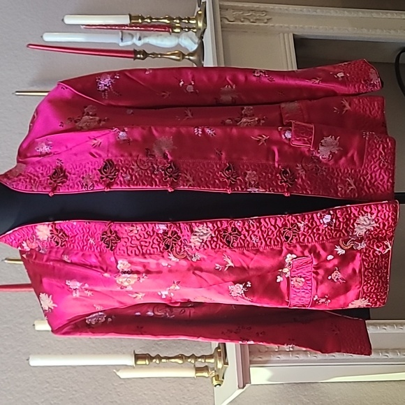 * Vintage Whitby Satin reversible jacket - Picture 2 of 13